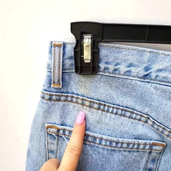 VINTAGE CALVIN KLEIN Light Denim 90s Jeans Sz 12 - Picture 9 of 16